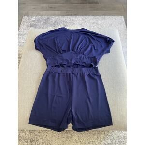 ChicMe Woman’s Dark Blue Shorts Lounge Set Size XL